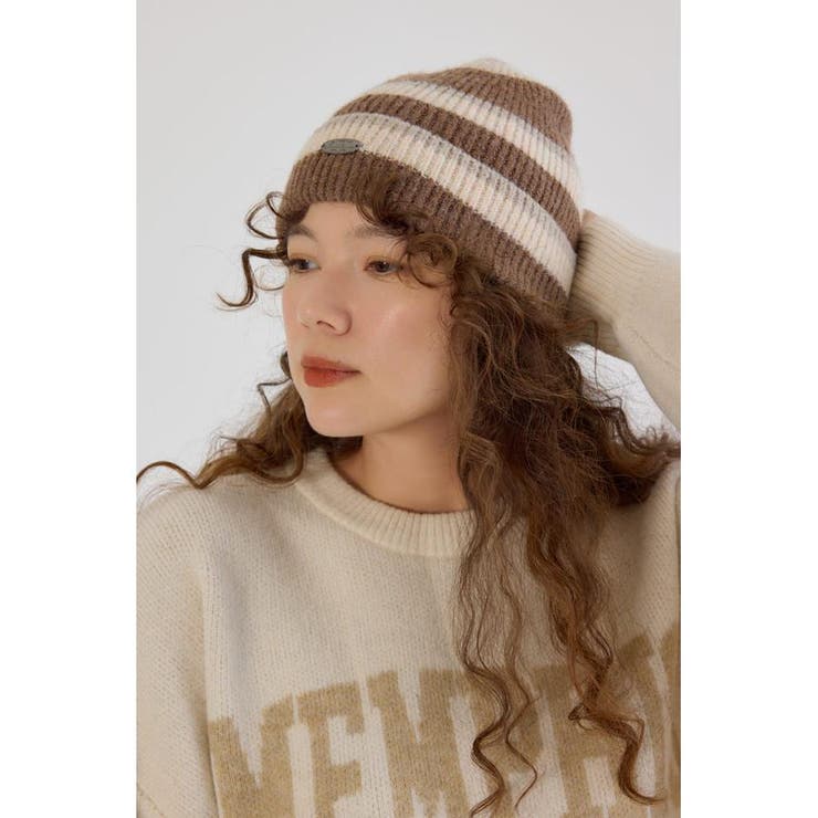 ボーダーモヘアニットビーニー | RODEO CROWNS WIDE BOWL | 詳細画像12 