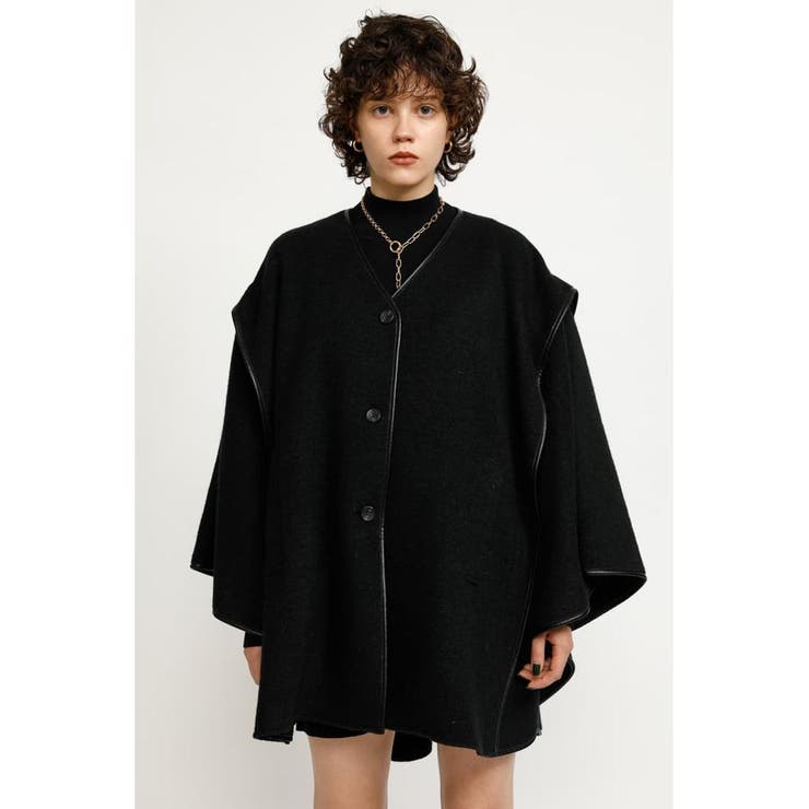 WOOL BLEND PONCHO コート[品番：BJLW0020593]｜SLY OUTLET