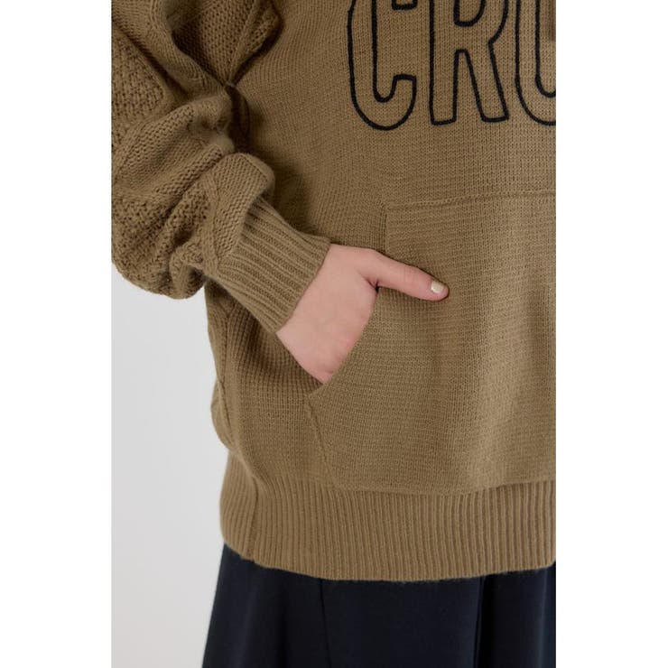 ロゴケーブルニットジップフーディー | RODEO CROWNS WIDE BOWL | 詳細画像27 