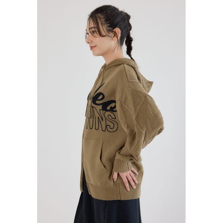 ロゴケーブルニットジップフーディー | RODEO CROWNS WIDE BOWL | 詳細画像19 