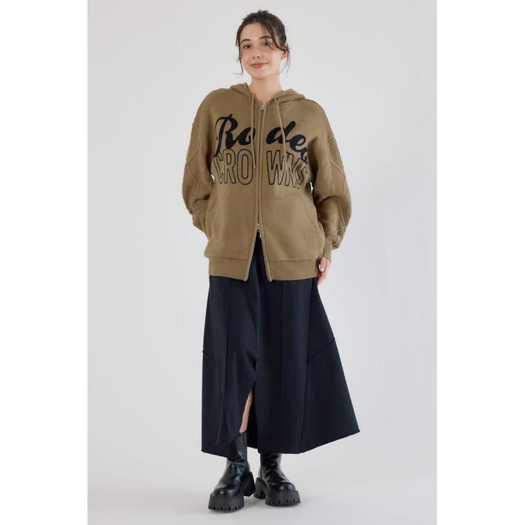 ロゴケーブルニットジップフーディー | RODEO CROWNS WIDE BOWL | 詳細画像21 