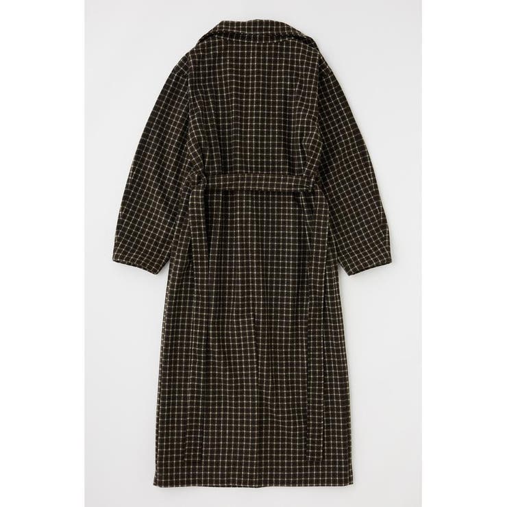 STANDCOLLAR PLAID コクーンコート | MOUSSY OUTLET | 詳細画像13 