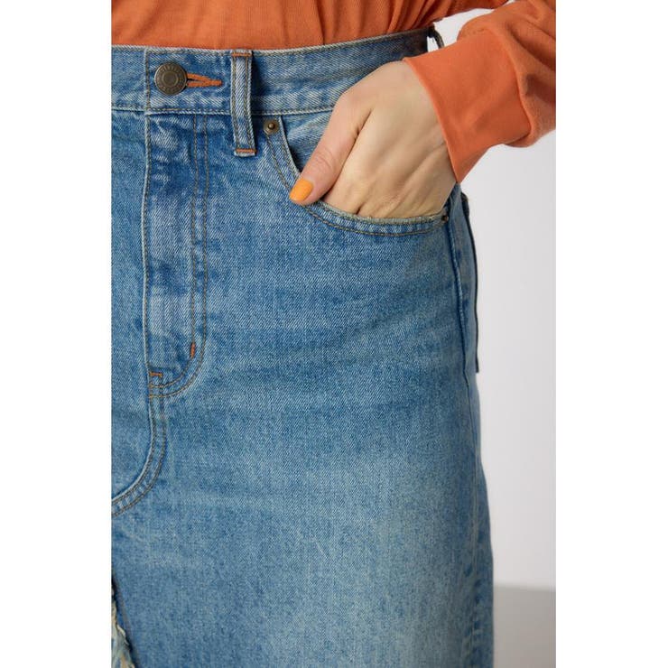 スリットデニムマキシスカート | RODEO CROWNS WIDE BOWL | 詳細画像22 