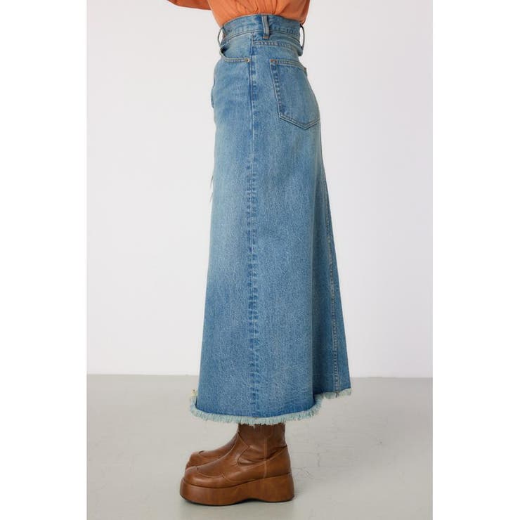 スリットデニムマキシスカート | RODEO CROWNS WIDE BOWL | 詳細画像18 