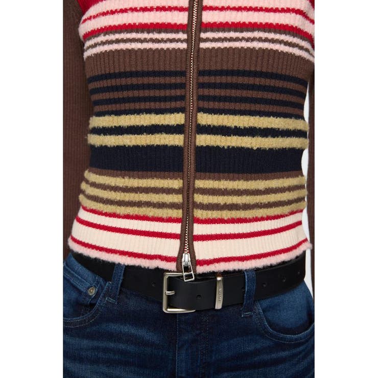 STRIPE ZIP UP KNIT シャツ | MOUSSY OUTLET | 詳細画像16 
