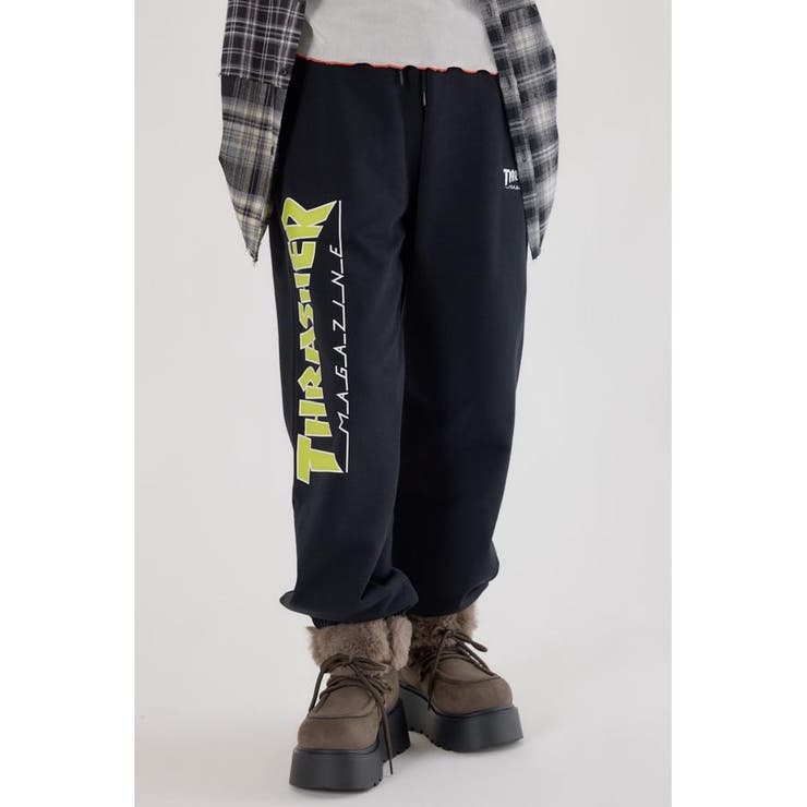 BLK | (THRASHER) スウェットパンツ | RODEO CROWNS WIDE BOWL