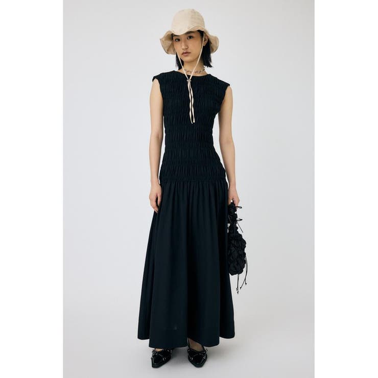 SHIRRING GATHER SUMMER ドレス | MOUSSY OUTLET | 詳細画像1 