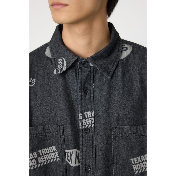 スタンプデニムシャツ | RODEO CROWNS WIDE BOWL | 詳細画像10 