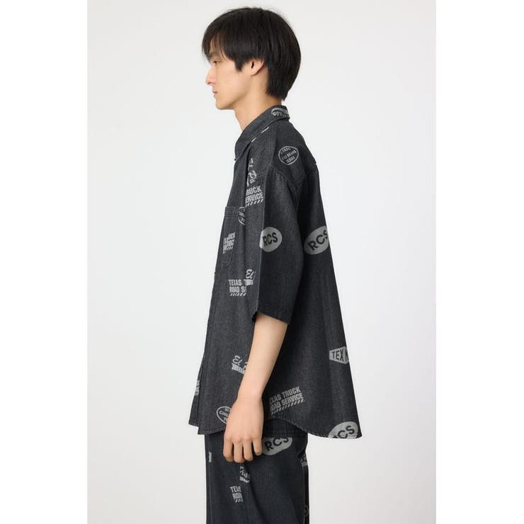 スタンプデニムシャツ | RODEO CROWNS WIDE BOWL | 詳細画像8 