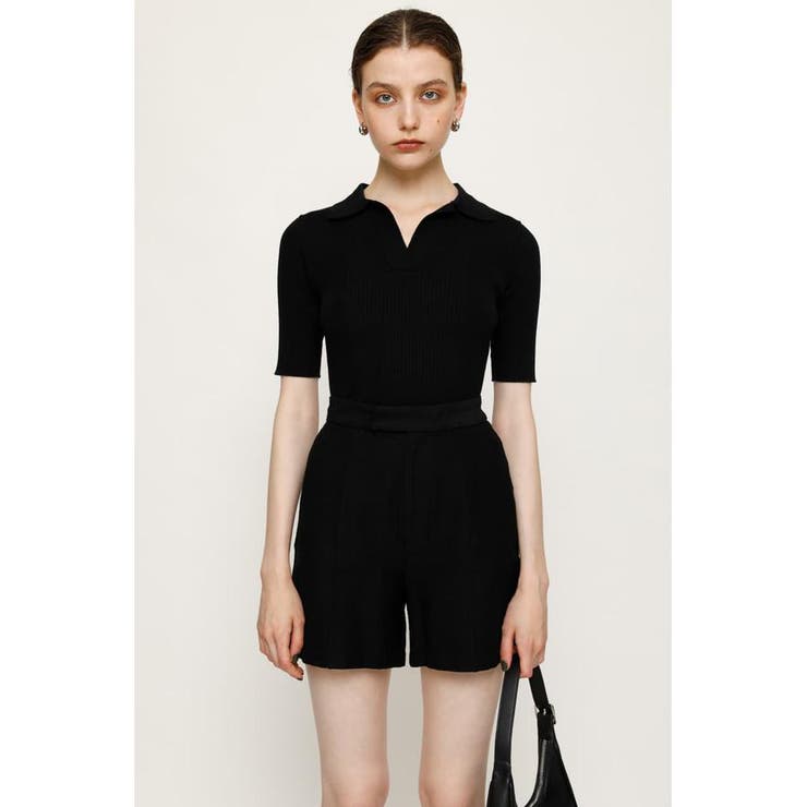 BLK | POLO KNIT トップス | SLY OUTLET