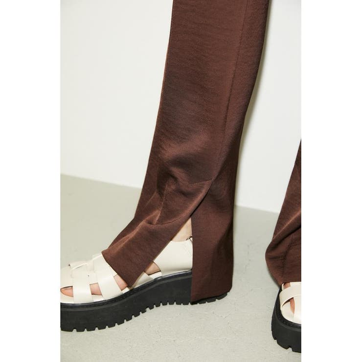 SMOOTH SATIN FLARE パンツ | SLY OUTLET | 詳細画像8 
