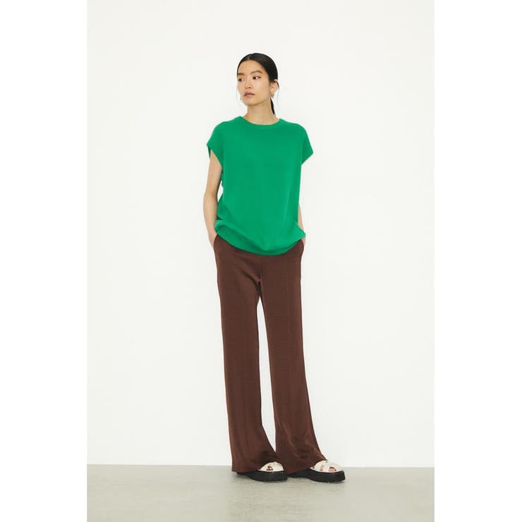 SMOOTH SATIN FLARE パンツ | SLY OUTLET | 詳細画像1 