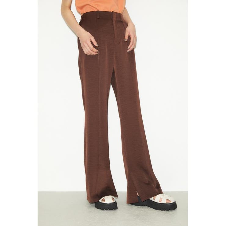 SMOOTH SATIN FLARE パンツ | SLY OUTLET | 詳細画像2 