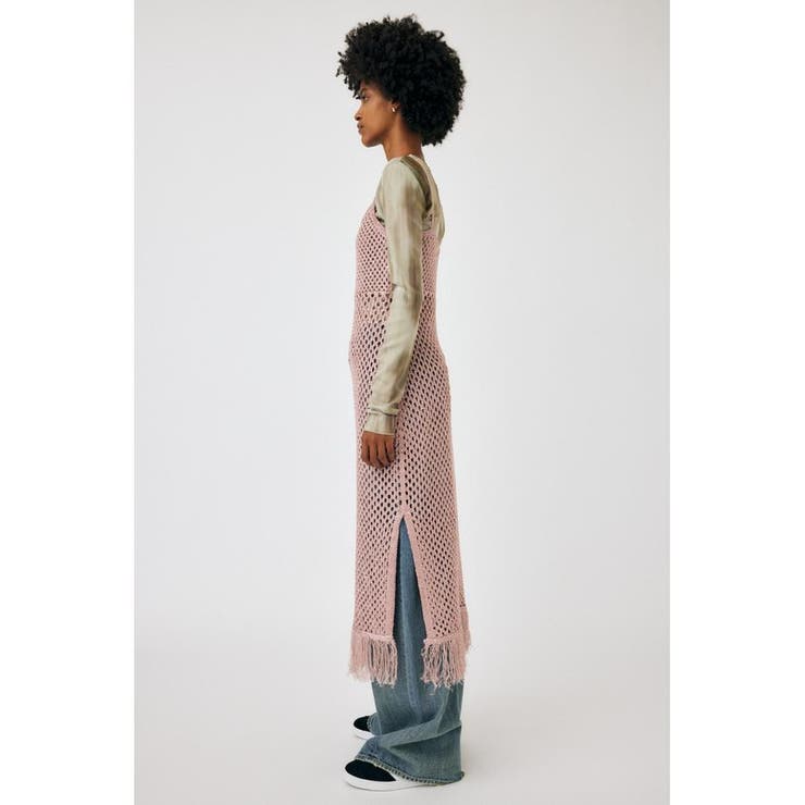 MESH FRINGE ニットドレス | MOUSSY OUTLET | 詳細画像2 
