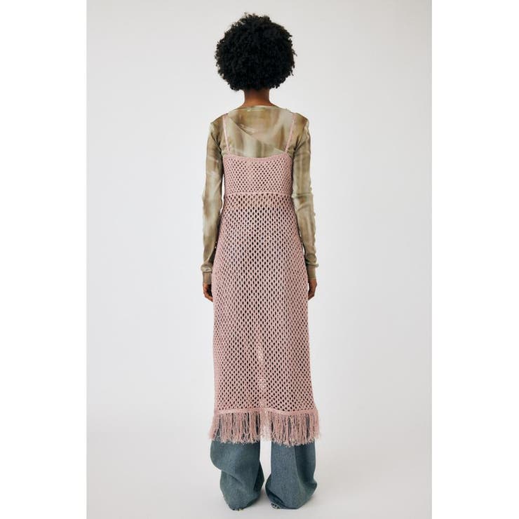 MESH FRINGE ニットドレス | MOUSSY OUTLET | 詳細画像3 