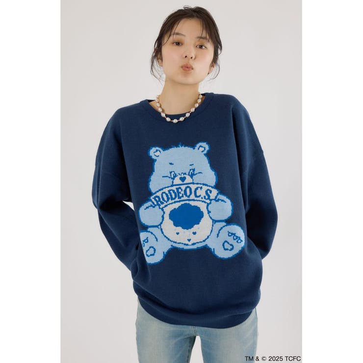 NVY | (Care Bears) カラーニットトップス | RODEO CROWNS WIDE BOWL