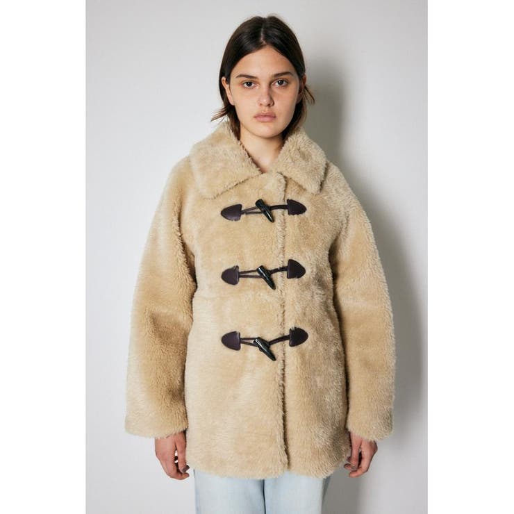 VOLUME F／FUR MIDDLE コート[品番：BJLW0024554]｜MOUSSY OUTLET 