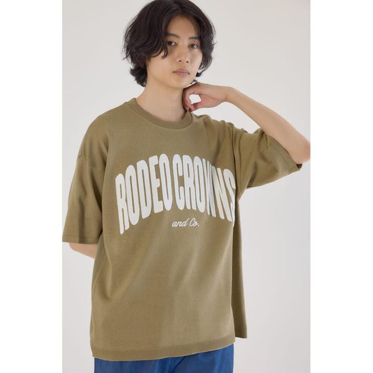 KHA | メンズCURVE LOGOコンビニットトップス | RODEO CROWNS WIDE BOWL