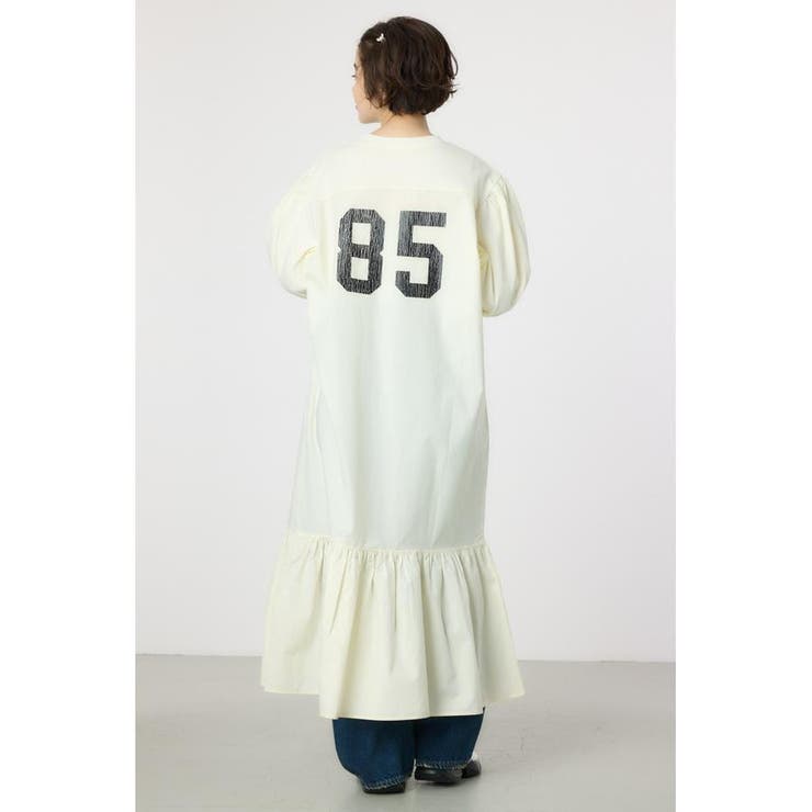 カレッジ 切替 パフスリーヴ ワンピース | RODEO CROWNS WIDE BOWL | 詳細画像4 