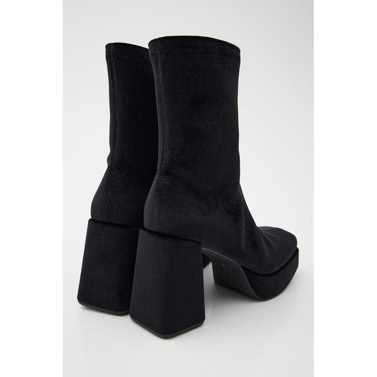 STRETCH BLOCK HEEL ブーツ | MOUSSY OUTLET | 詳細画像4 