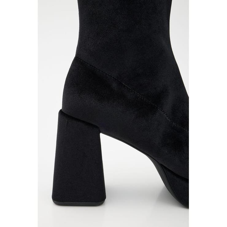 STRETCH BLOCK HEEL ブーツ | MOUSSY OUTLET | 詳細画像6 