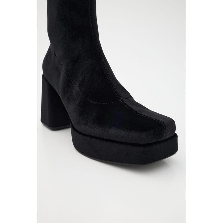 STRETCH BLOCK HEEL ブーツ | MOUSSY OUTLET | 詳細画像7 