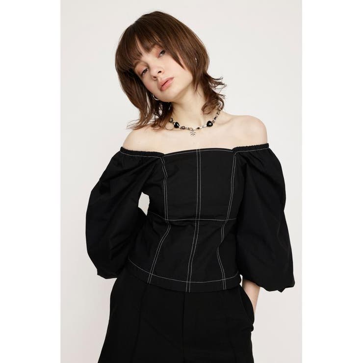BALLOON SLEEVE 2WAY ブラウス | SLY OUTLET | 詳細画像15 
