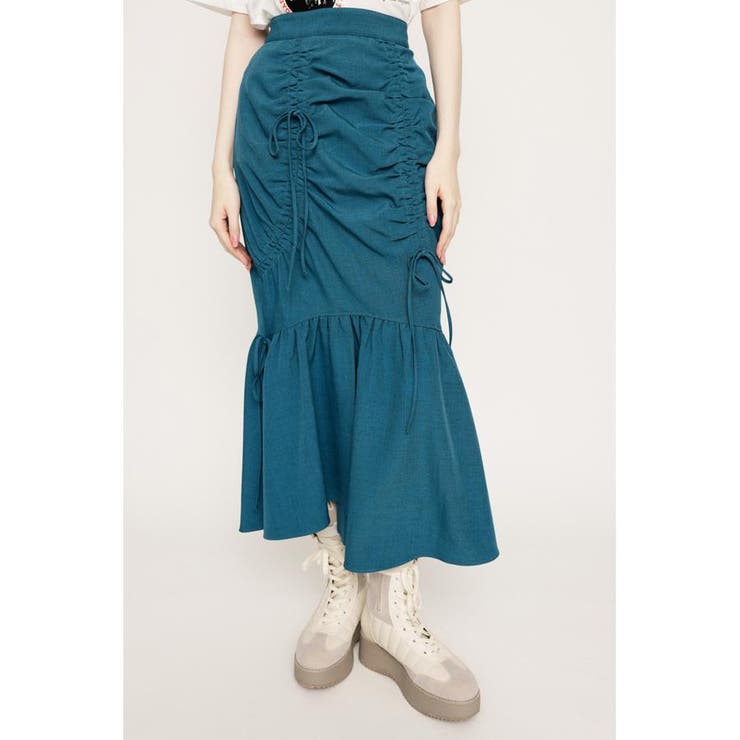 ASYMMETRY GATHER スカート | SLY OUTLET | 詳細画像2 