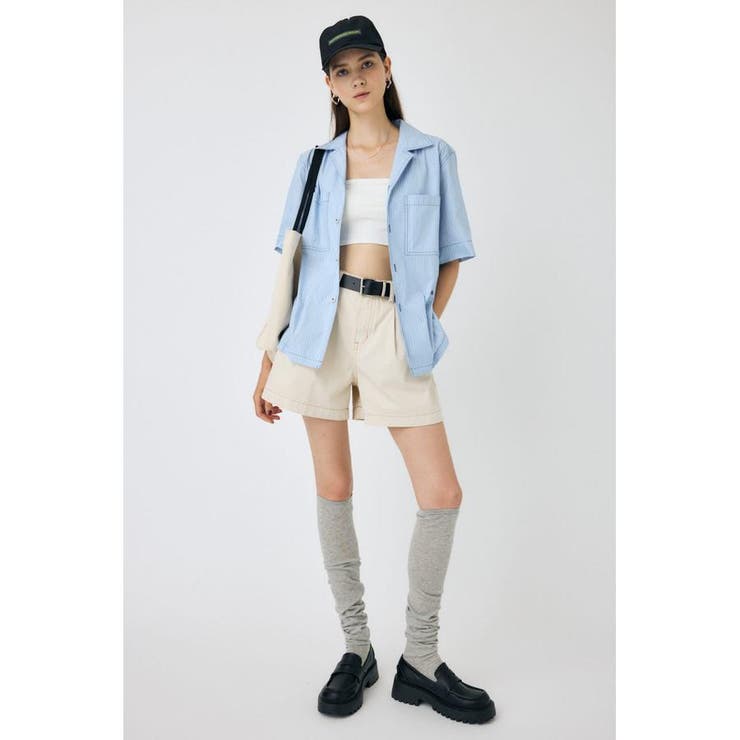 DENIM タック ショーツ | MOUSSY OUTLET | 詳細画像19 