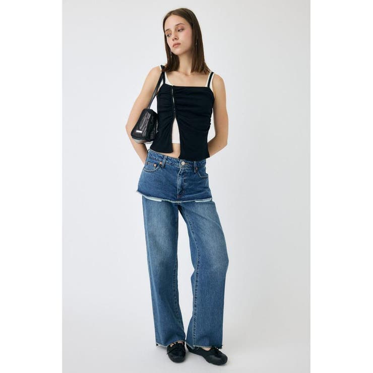 LAYERED WIDE STRAIGHT デニム | MOUSSY OUTLET | 詳細画像2 