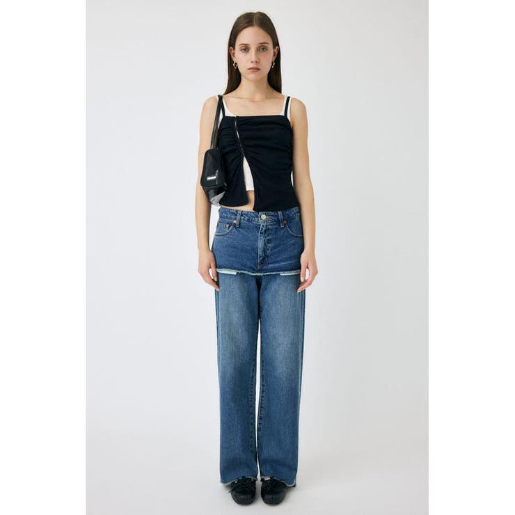 LAYERED WIDE STRAIGHT デニム | MOUSSY OUTLET | 詳細画像4 