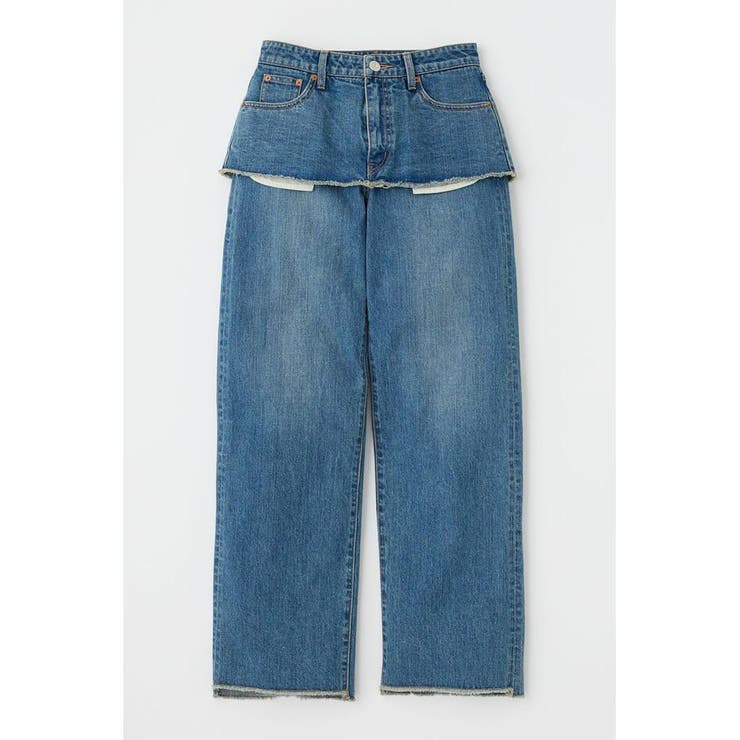 LAYERED WIDE STRAIGHT デニム | MOUSSY OUTLET | 詳細画像12 