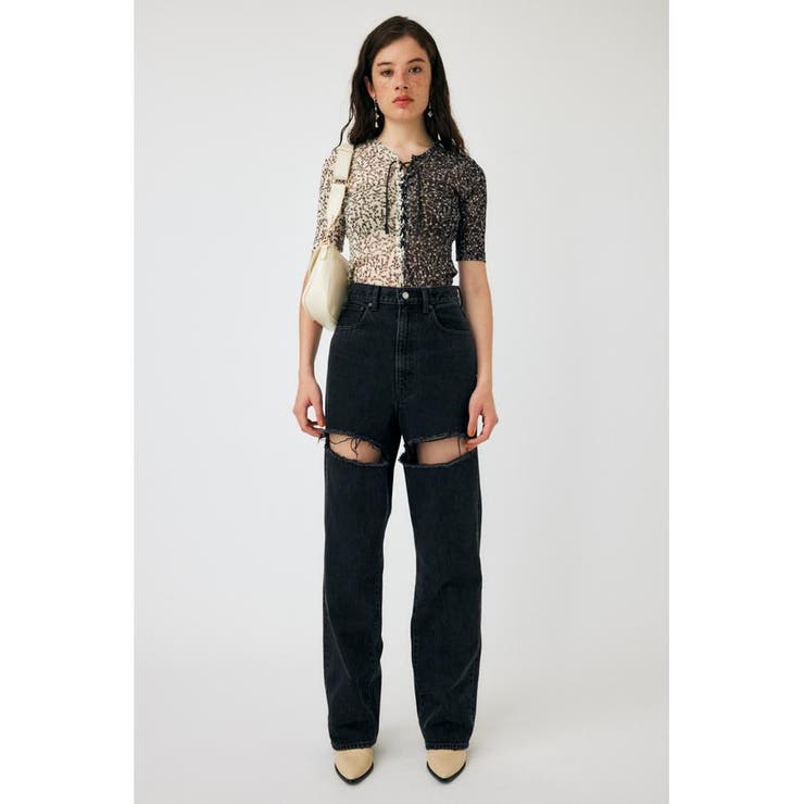 ASYMMETRIC COLOR LACE UP トップス[品番：BJLW0026139]｜MOUSSY