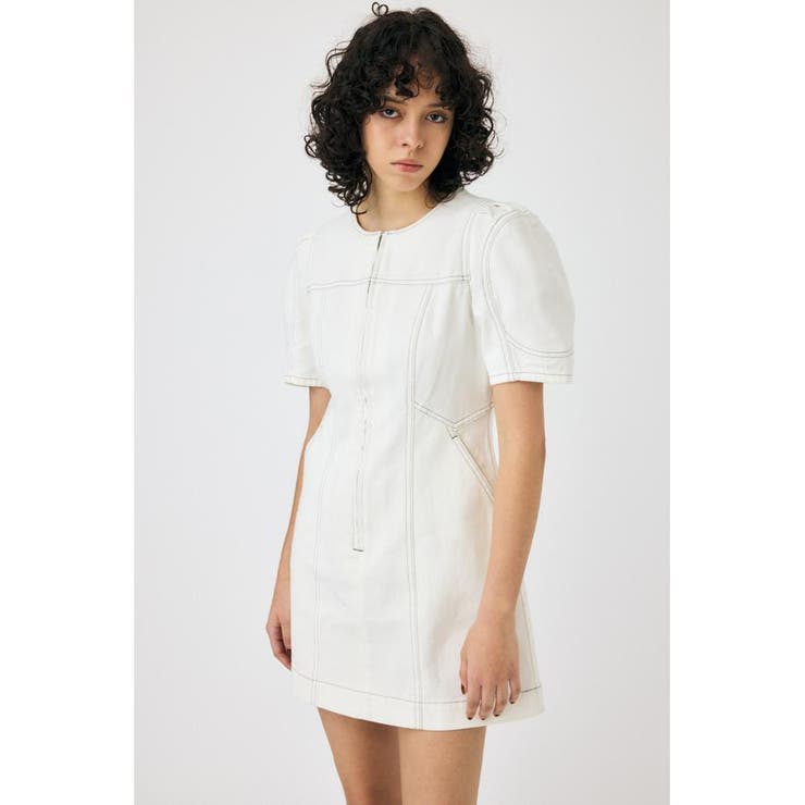 FRONT ZIP MINI ドレス | MOUSSY OUTLET | 詳細画像5 
