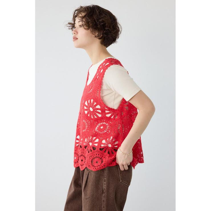 クロシェフレアタンクトップ | RODEO CROWNS WIDE BOWL | 詳細画像19 