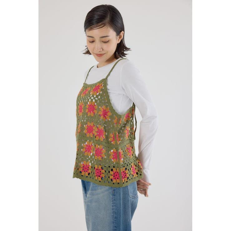 FLOWERクロシェキャミソール | RODEO CROWNS WIDE BOWL | 詳細画像15 