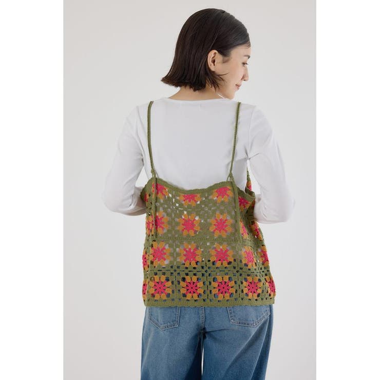 FLOWERクロシェキャミソール | RODEO CROWNS WIDE BOWL | 詳細画像16 