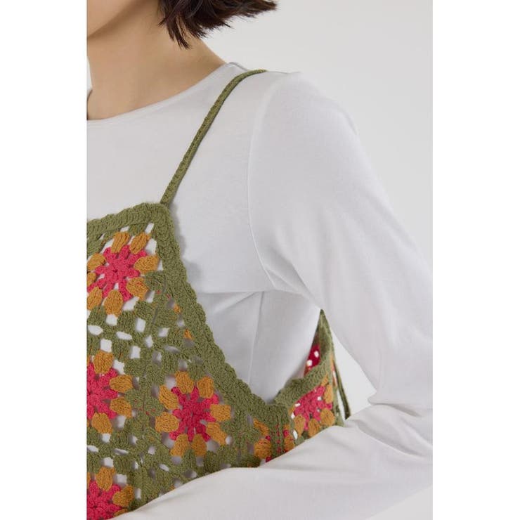 FLOWERクロシェキャミソール | RODEO CROWNS WIDE BOWL | 詳細画像23 