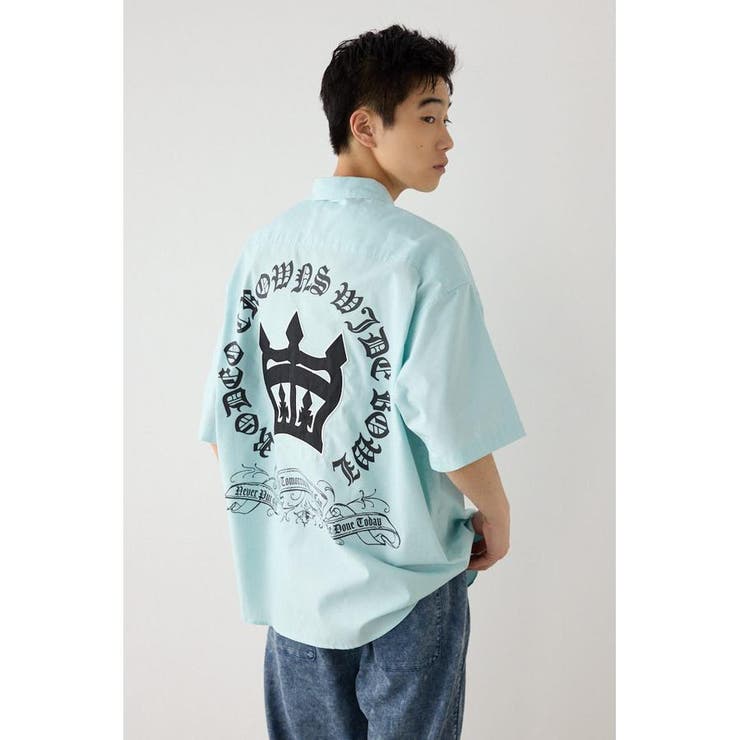 COOLMAX(R)ファブリック製・BLKletterシャツ | RODEO CROWNS WIDE BOWL | 詳細画像26 