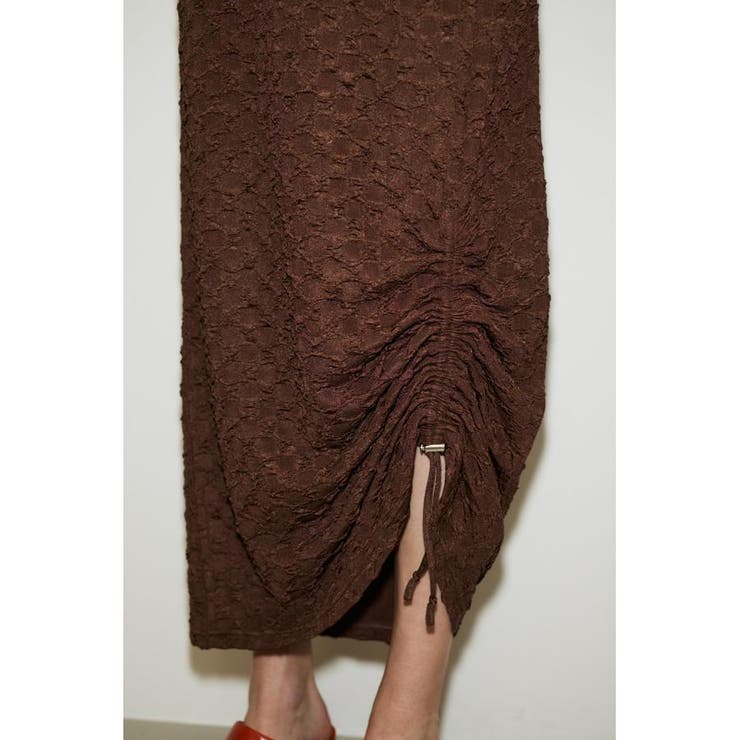 【THROW】FUKURE CHECKER ロングスカート FUKURE CHECKER ロングスカート[品番：BJLW0025902]｜SLY OUTLET