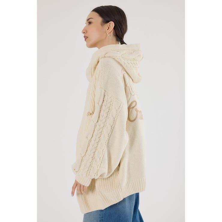 モールニットトッパーカーディガン | RODEO CROWNS WIDE BOWL | 詳細画像3 