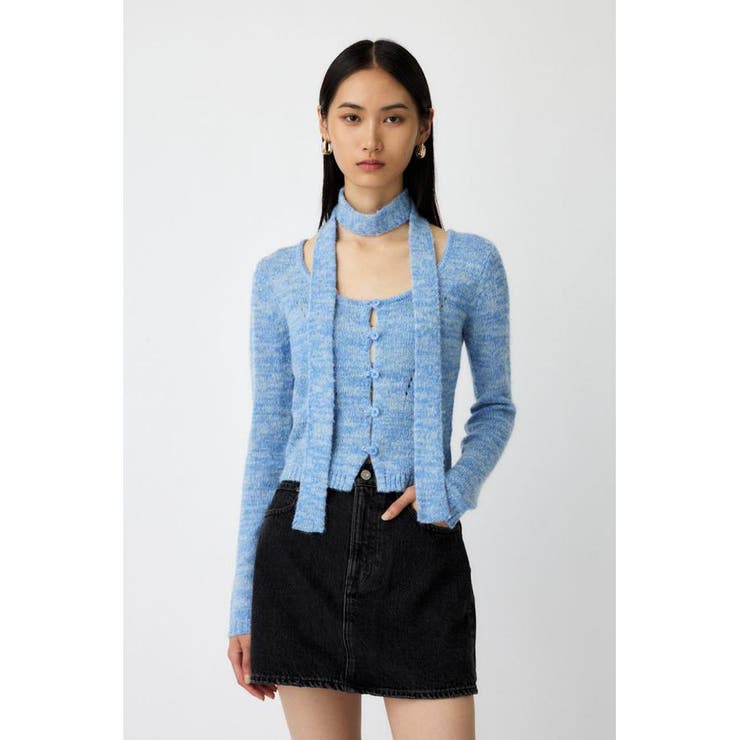 L/BLU1 | MIX YARN KNIT トップス | MOUSSY OUTLET