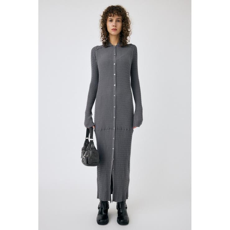 CABLE KNIT ロングドレス | MOUSSY OUTLET | 詳細画像12 