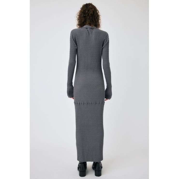CABLE KNIT ロングドレス | MOUSSY OUTLET | 詳細画像14 