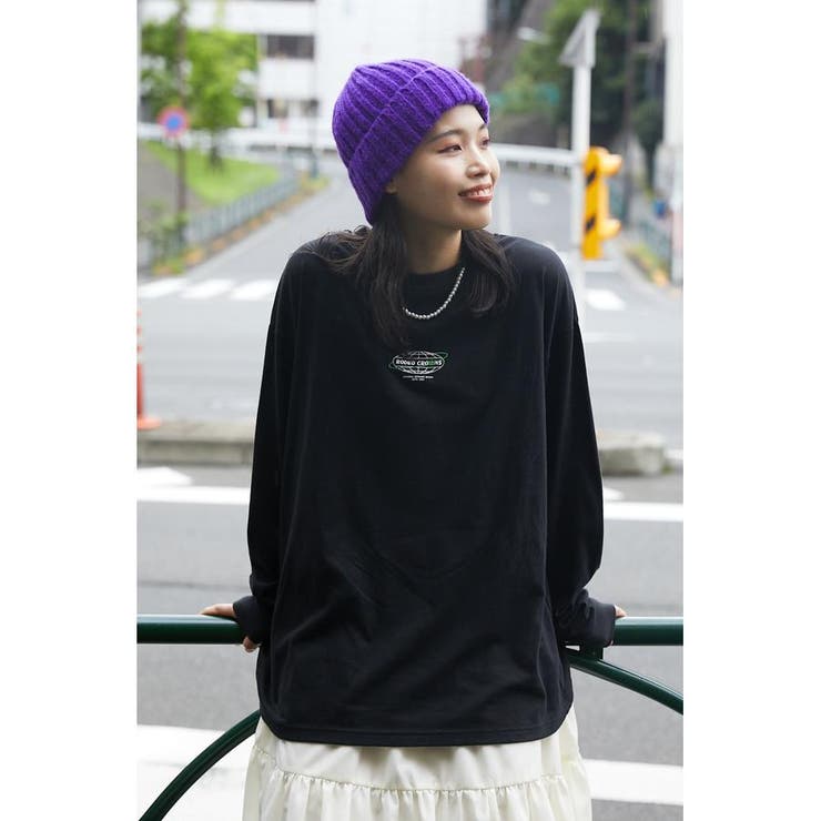 （WEB限定）WORLDクラウンロゴL/S Tシャツ WL