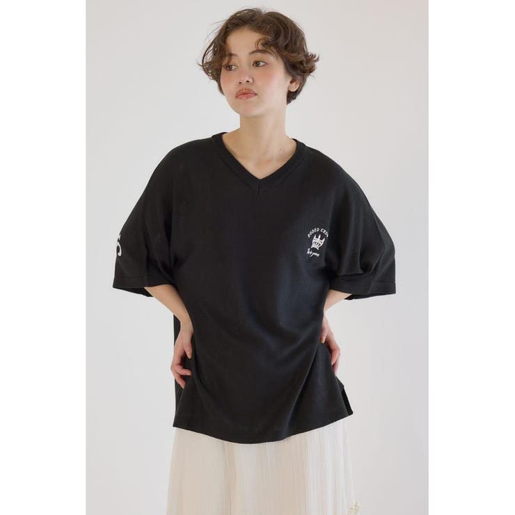 BIG LOGO5分袖ニットトップス | RODEO CROWNS WIDE BOWL | 詳細画像8 