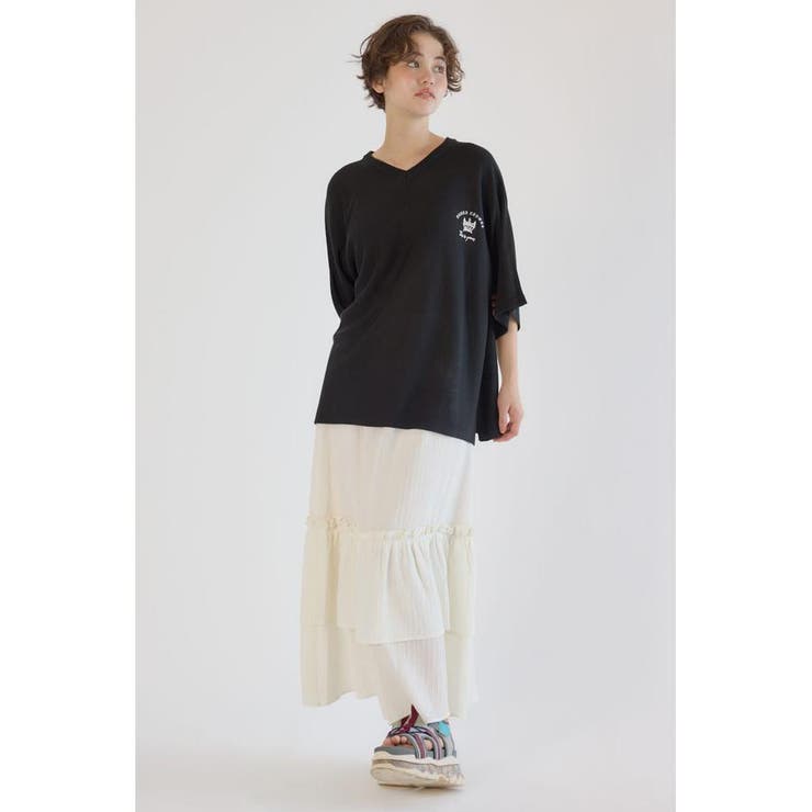 BIG LOGO5分袖ニットトップス | RODEO CROWNS WIDE BOWL | 詳細画像12 