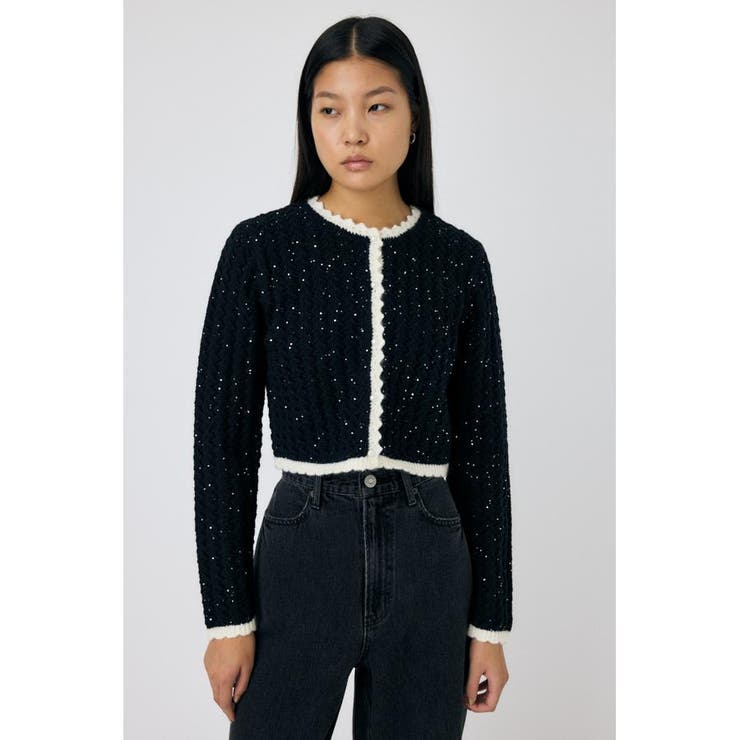 GLITTER ニットカーディガン | MOUSSY OUTLET | 詳細画像11 