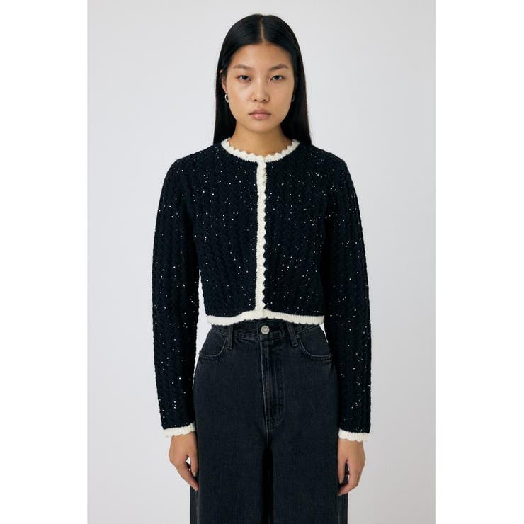 GLITTER ニットカーディガン | MOUSSY OUTLET | 詳細画像12 