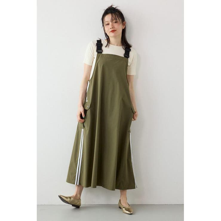 KHA | W/Rサイドラインジャンパースカート | RODEO CROWNS WIDE BOWL